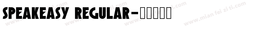 speakeasy regular字体转换